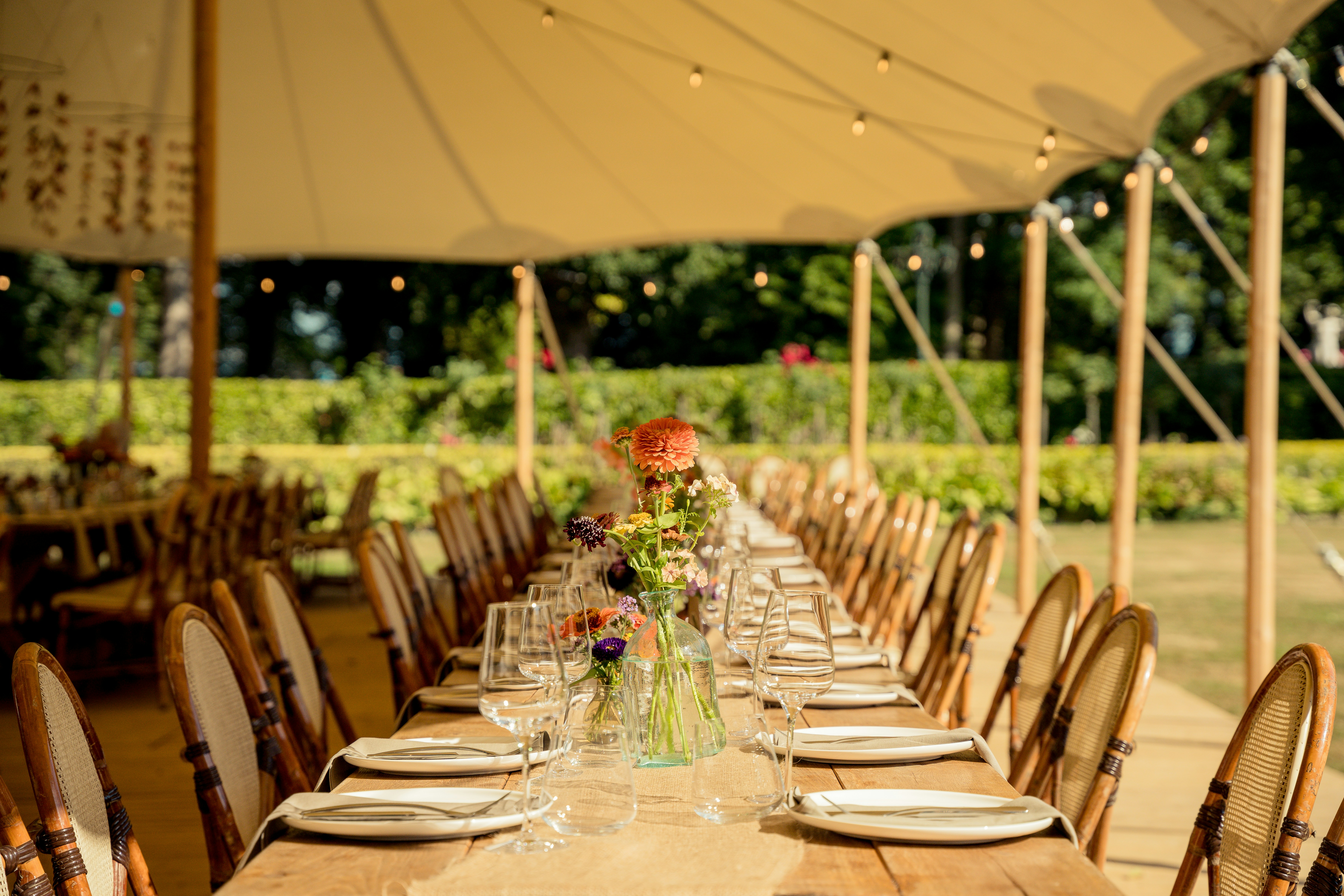 Meticulous table arrangements and vendor details coordination — Broadway Signature